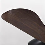 Modern 6-Speed DC Motor Ceiling Fan Reversible LED Bedroom Dining Room — 38 to 52 Inch White Black Walnut