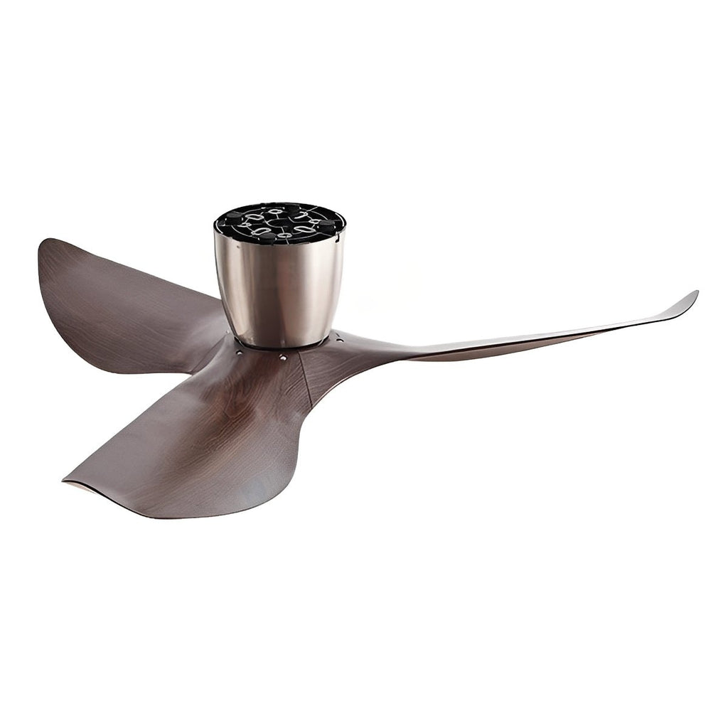 Modern 6-Speed DC Motor Ceiling Fan Reversible LED Bedroom Dining Room — 38 to 52 Inch White Black Walnut