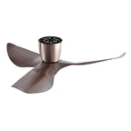 Modern 6-Speed DC Motor Ceiling Fan Reversible LED Bedroom Dining Room — 38 to 52 Inch White Black Walnut