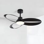 Modern Minimalist Geometric 6-Speed Ceiling Fan LED Light DC Motor Bedroom Living Room — 42 to 52 Inch