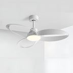 Modern Minimalist Geometric 6-Speed Ceiling Fan LED Light DC Motor Bedroom Living Room — 42 to 52 Inch