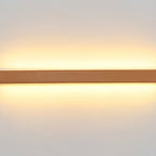Modern Minimalist Wood Up & Down LED Long Strip Indoor Wall Sconce