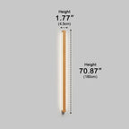 Modern Minimalist Wood Up & Down LED Long Strip Indoor Wall Sconce
