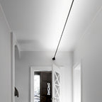 Rotatable LED Strip Linear Wall Light Dimmable Indoor Bedroom Living Room — Black White 13 to 33 Ft