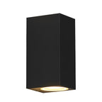 Modern Square Outdoor Waterproof Wall Washer Double Light