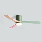 6-Speed DC Motor Ceiling Fan LED Light Reversible Nordic Bedroom Living Room — 38 to 56 Inch