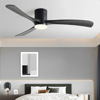 6-Speed DC Motor Ceiling Fan LED Light Reversible Nordic Bedroom Living Room — 38 to 56 Inch