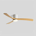 6-Speed DC Motor Ceiling Fan LED Light Reversible Nordic Bedroom Living Room — 38 to 56 Inch