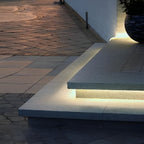 Outdoor Embedded LED Strip Lights Waterproof Recessed Stair Tread Lighting — 10 to 33 Ft