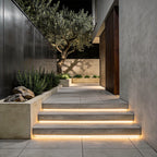 Outdoor embedded LED strip lights waterproof recessed stair tread lighting — 10 to 33 ft