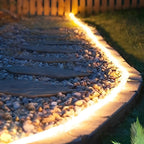 Outdoor Embedded LED Strip Lights Waterproof Recessed Stair Tread Lighting — 10 to 33 Ft