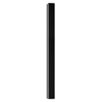 Outdoor Strip Wall Light Black Linear LED Integrated Hardwired Modern