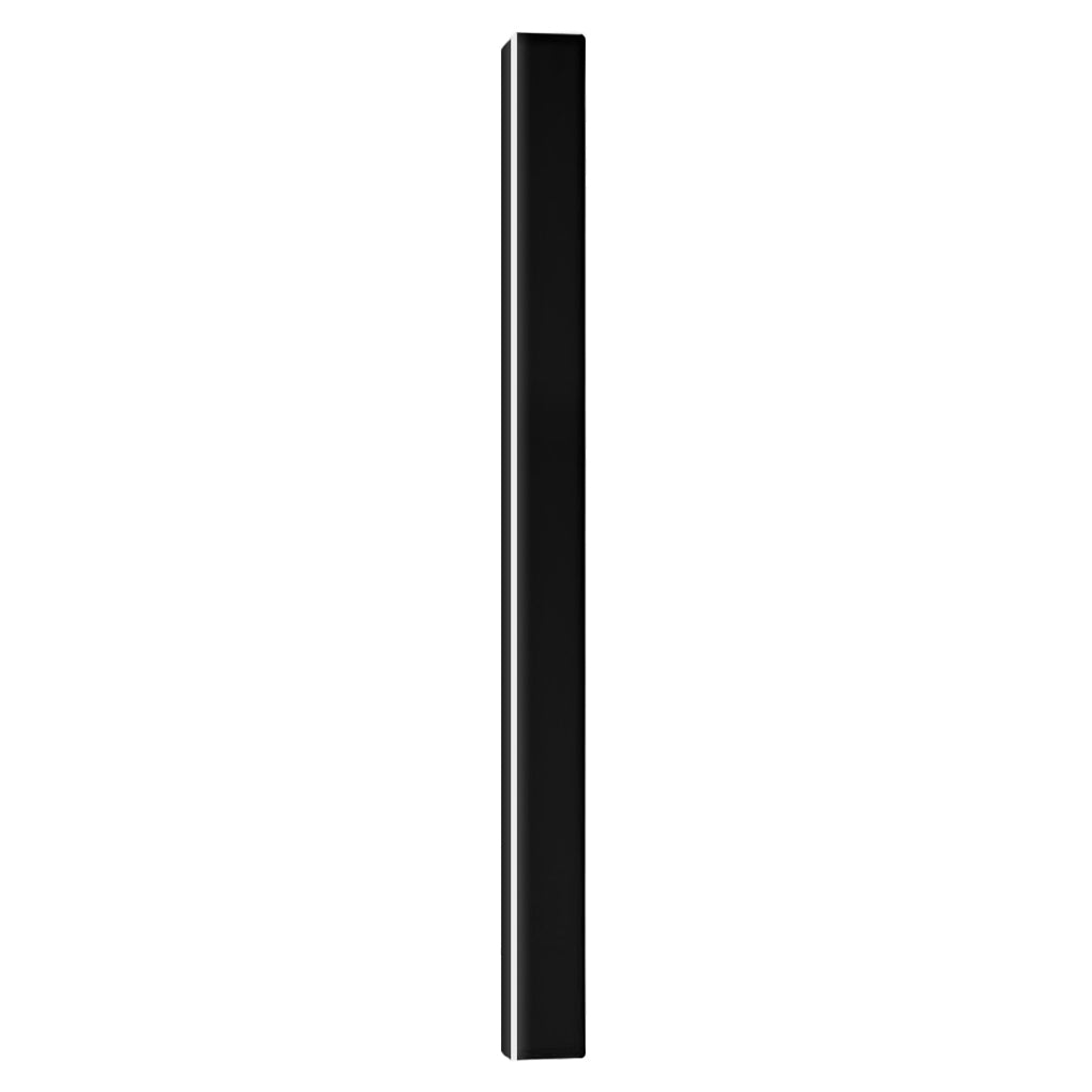 Outdoor Strip Wall Light Black Linear LED Integrated Hardwired Modern