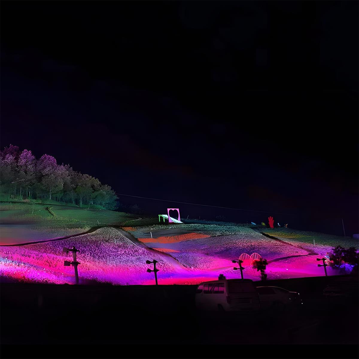 Outdoor RGB LED Spot Light 30W Waterproof Hardwired Landscape Tree Lighting — Singles to 8-Pack