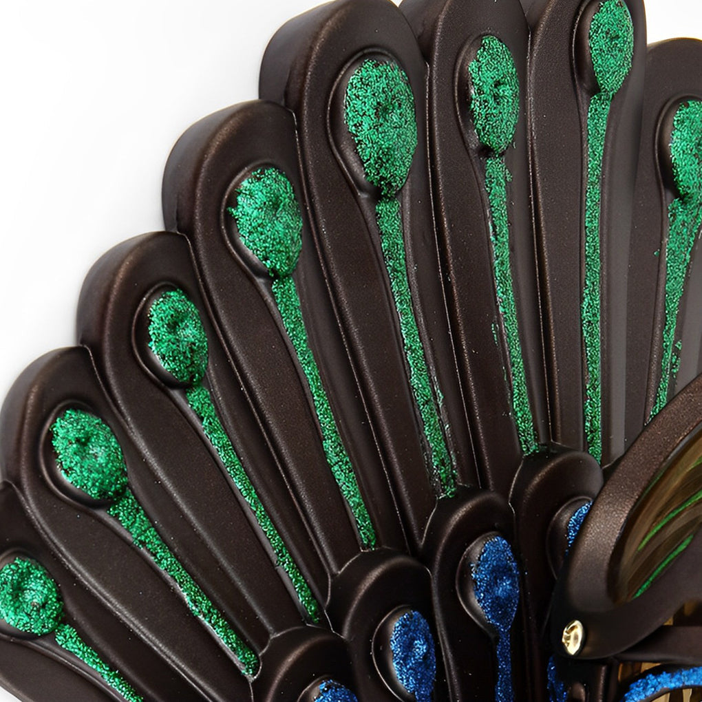 Peacock Outdoor Wall Light Retro European Aluminum Waterproof Hardwired — Black Bronze Sets