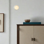 Modern Porcelain LED Wall Sconce Minimalist Bathroom Bedroom Hallway — Style A Style B