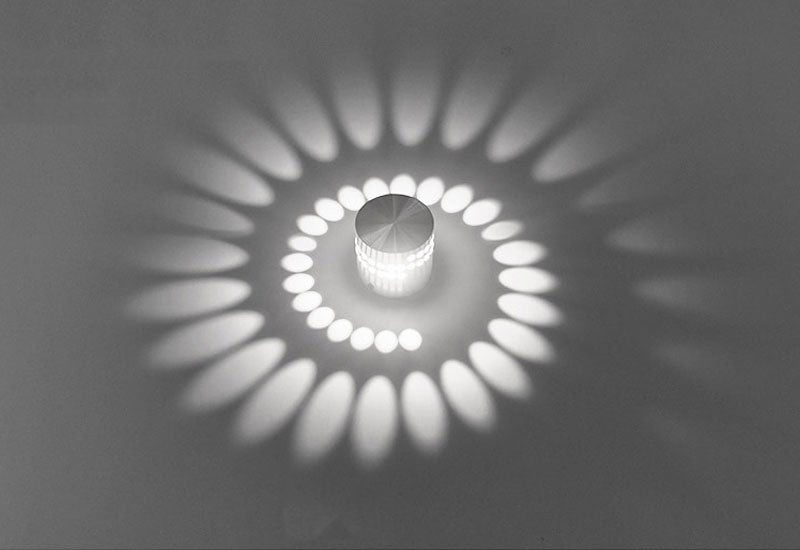 Glow Path Flush Mount Ceiling Light Modern Glass Bedroom Hallway — Warm Cool RGB