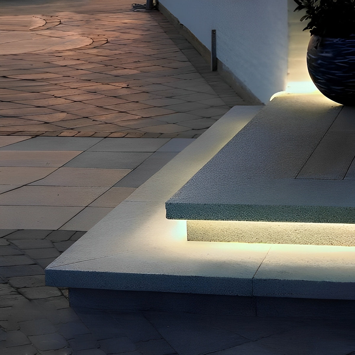 24V Waterproof Outdoor Recessed LED Flexible Linear Light Stair Lighting DIY