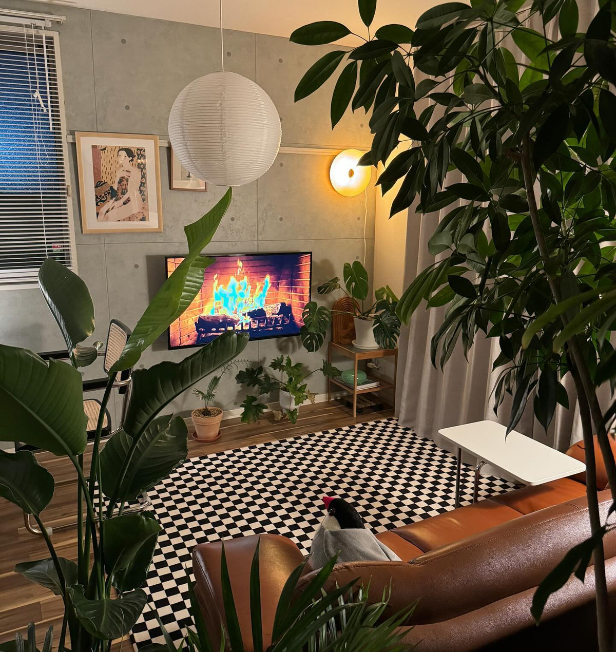 Lustra Pendant Lamp Paper for Living Room