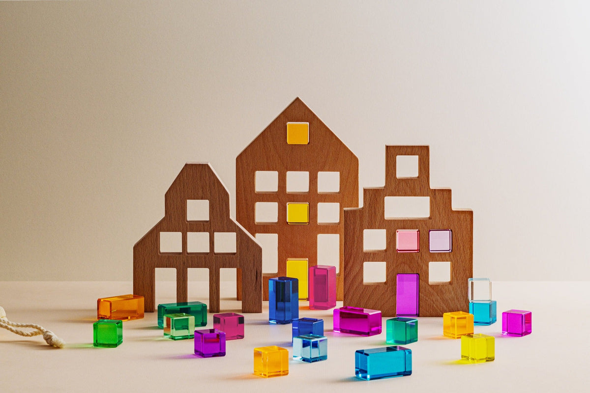 Remi Block Set | Acrylic/Polyamide/Wood | Kids | Kids Toys | Maisonette