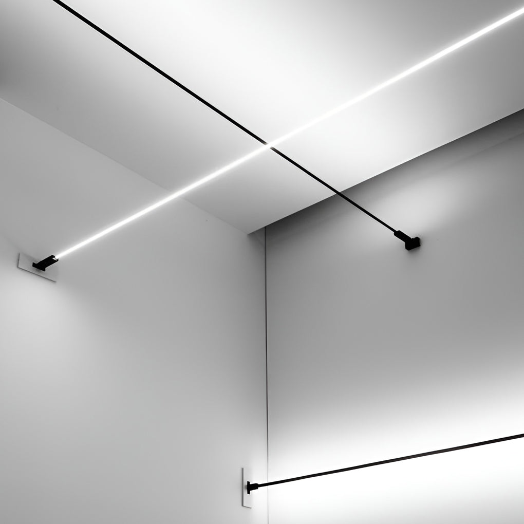 Skyline Linear LED Bar Light Ultra-Thin Steel Rotatable Dimmable Ceiling Wall — 13 to 33 Ft