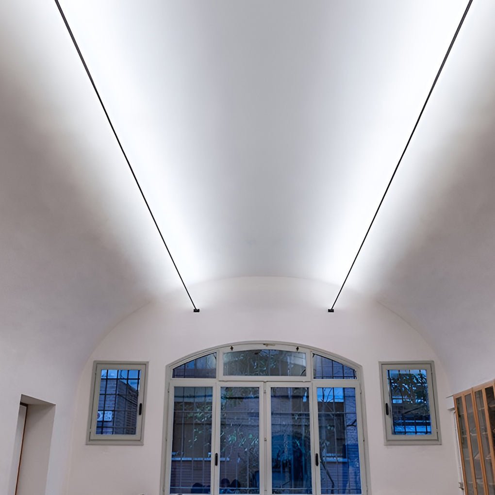 Skyline Linear LED Bar Light Ultra-Thin Steel Rotatable Dimmable Ceiling Wall — 13 to 33 Ft