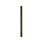 Linear Outdoor Wall Sconce Minimalist LED Black Aluminum Hardwired — 40 to 80 Inch Sets