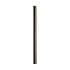 Linear Outdoor Wall Sconce Minimalist LED Black Aluminum Hardwired — 40 to 80 Inch Sets