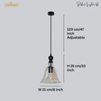 Vintage Creative Glass Bell Pendant Light Dining Room Kitchen Island Bar