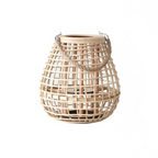 Ritta Floor Lamp, Wood & Rattan