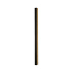Linear Outdoor Wall Sconce Minimalist LED Black Aluminum Hardwired — 40 to 80 Inch Sets