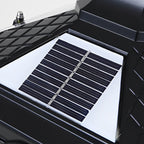 Stone Pillar Light Fixture Retro Pavilion-Style LED Solar & Hardwired Outdoor — Black Bronze Sets