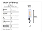 Vintage Edison Style LED Bulbs E12 Candelabra Base 2700K Warm White 40W Equivalent — 6 to 32 Pack