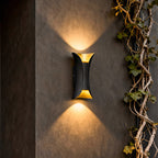 Up Down Outdoor Wall Light Curved LED Aluminum Waterproof Modern