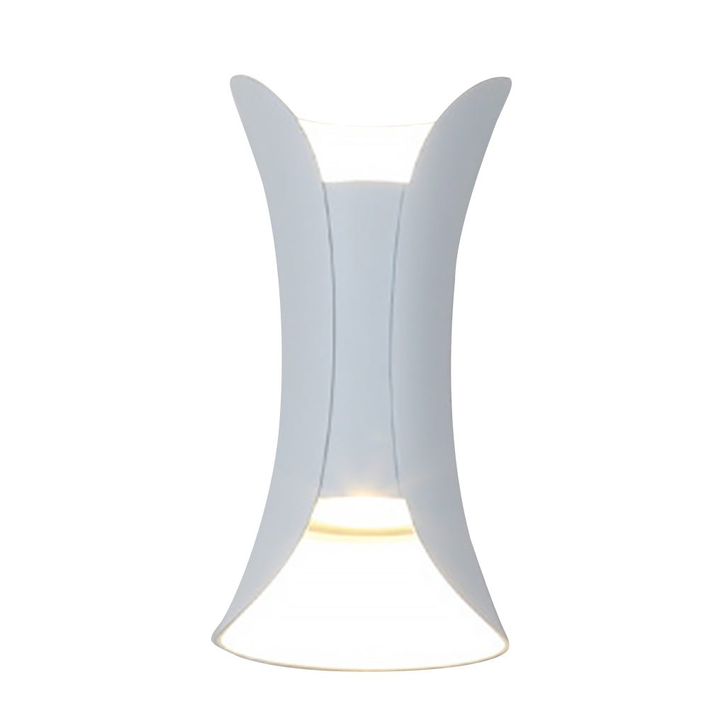 Up Down Outdoor Wall Light Curved LED Aluminum Waterproof Modern