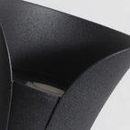 Up Down Outdoor Wall Light Curved LED Aluminum Waterproof Modern