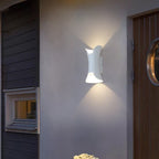 Up Down Outdoor Wall Light Curved LED Aluminum Waterproof Modern