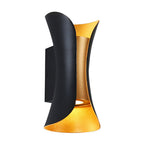 Up Down Outdoor Wall Light Curved LED Aluminum Waterproof Modern