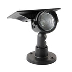 Solar Lawn Spotlights Adjustable Outdoor Tree Accent Light Aluminum — Warm White & RGB Sets