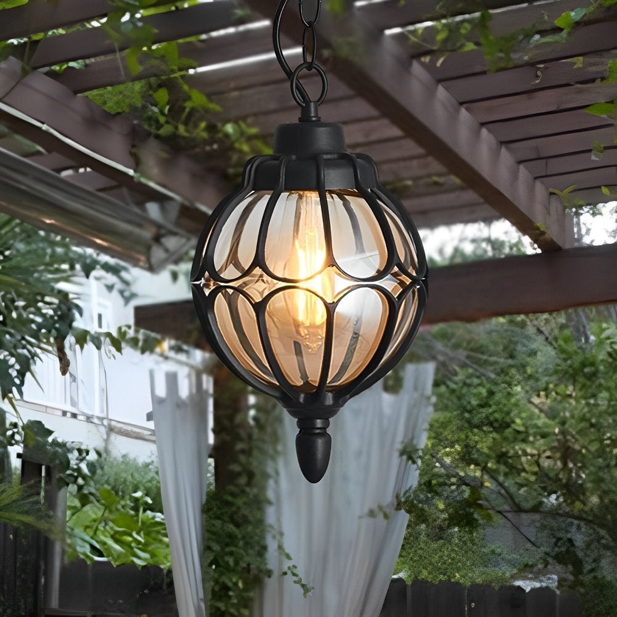 Waterproof Aluminium Ball Outdoor Chandelier Light Hanging Pendant Light