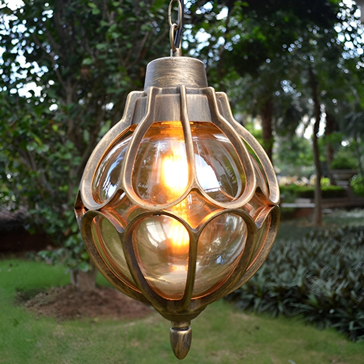 Waterproof Aluminium Ball Outdoor Chandelier Light Hanging Pendant Light