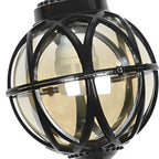 Waterproof Aluminum Glass Ball Outdoor Chandelier Light Hanging Chain Adjustable