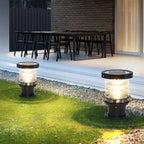 Waterproof Cylinder Tiered LED Outdoor Landscape Lighting
