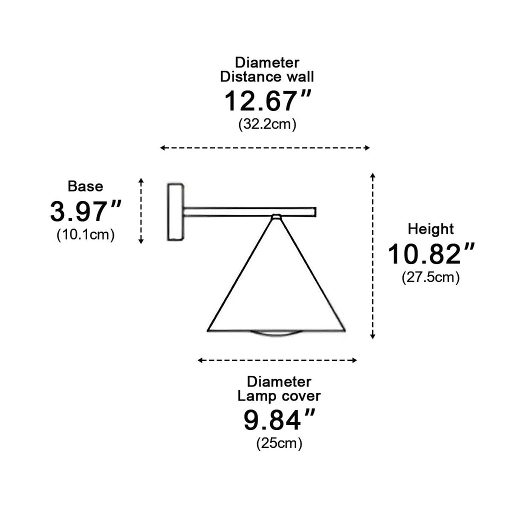 Suzu Bell Modern Outdoor Wall Light, Minimalist LED Sconce, Waterproof, Patio & Porch