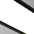 Outdoor Waterproof LED Strip Wall Light Minimalist Porch Exterior Hardwired — Black White 15 to 47 Inch Sets
