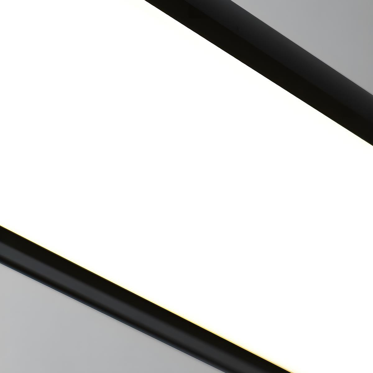 Outdoor Waterproof LED Strip Wall Light Minimalist Porch Exterior Hardwired — Black White 15 to 47 Inch Sets