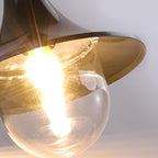 Vintage Horn Shape Outdoor LED Wall Light Waterproof Black Bronze IP54 — Singles to Sets