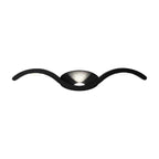 Wave Outdoor Wall Sconce Up-Down LED Aluminum IP65 Modern — Black White Sets of 2 to 8